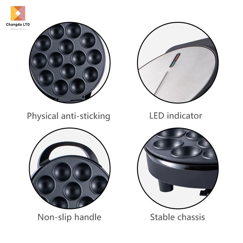 110V/220V Multi-Standard Takoyaki Maker: 14-Hole Egg, Meatball, and Fish Ball Cooker AU 220v (Not for domestic use) чорний
110V/220V Multi-Standard Takoyaki Maker: 14-Hole Egg, Meatball, and Fish Ball Cooker AU 220v (Not for domestic use) чорний