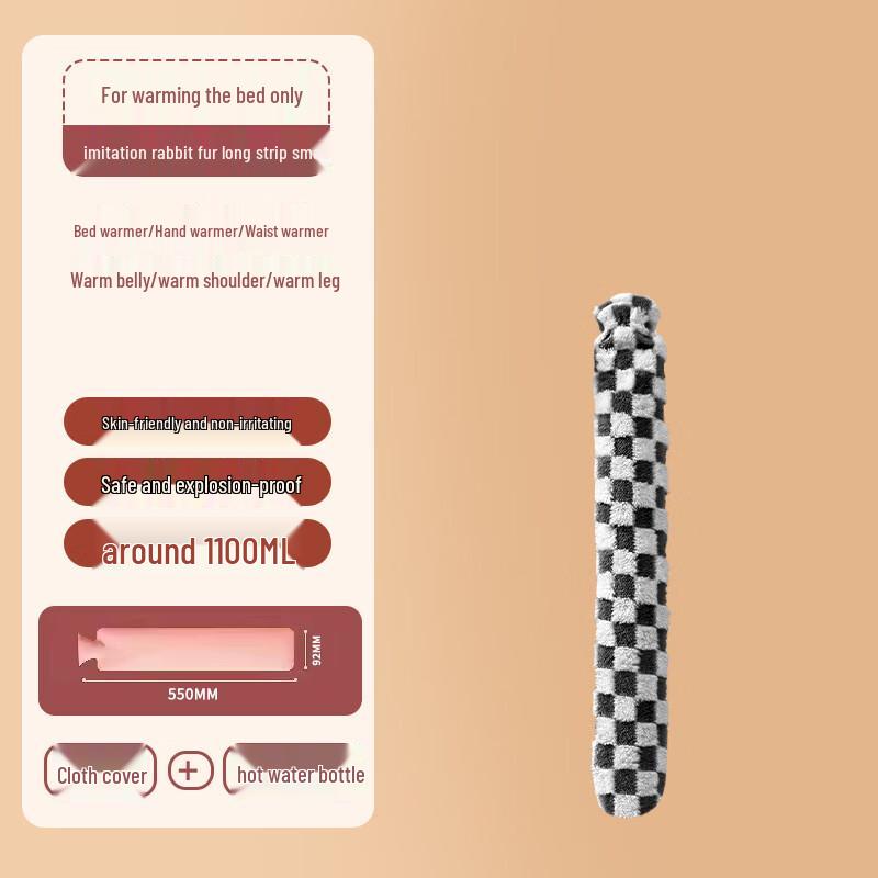 Plaid Faux Rabbit Fur Long Hot Water Bottle
Plaid Faux Rabbit Fur Long Hot Water Bottle