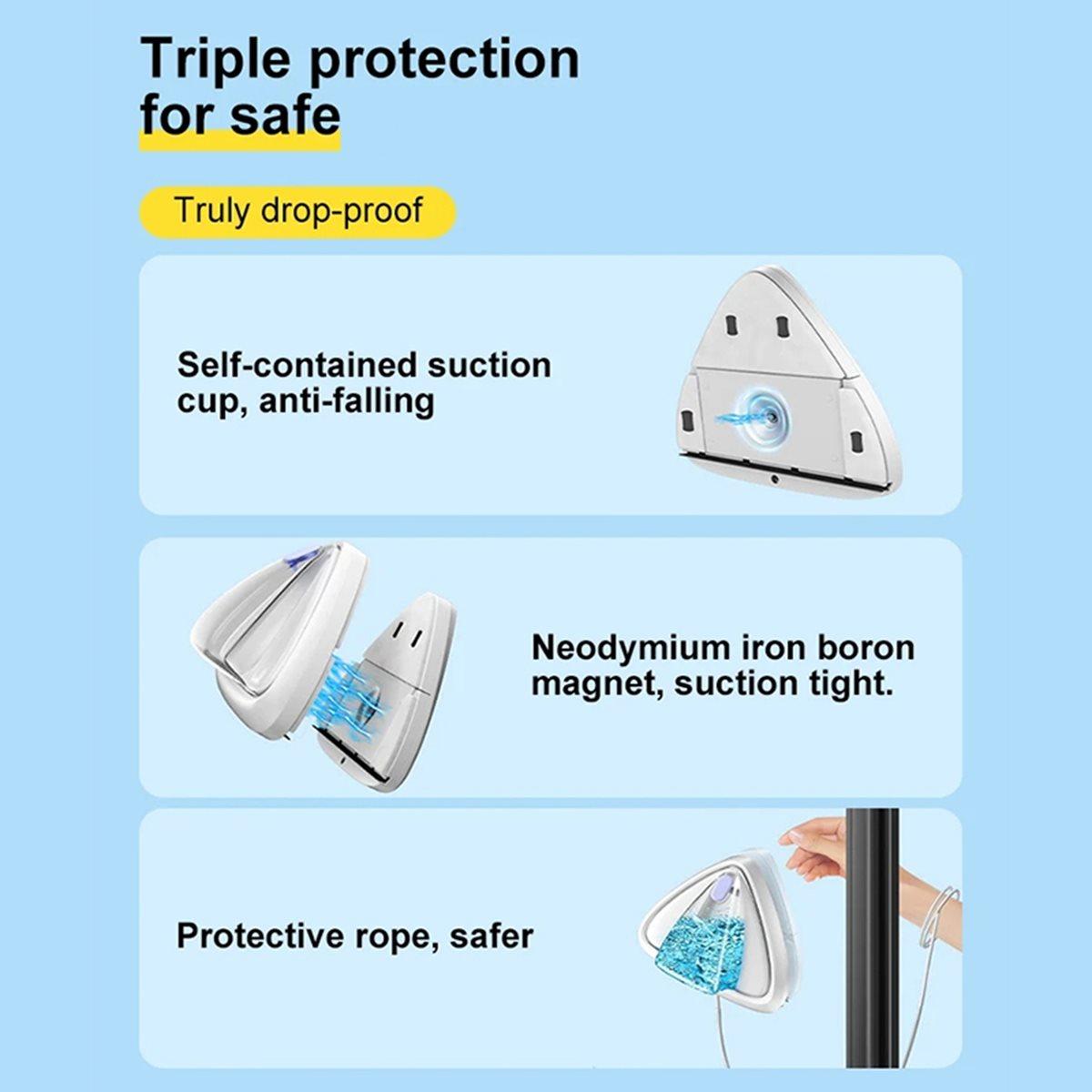 Water Filling Magnetic Window Cleaner Window Cleaner Double Sides for 3-35 mm Window Professional (Window Cleaner) E China Mainland
Water Filling Magnetic Window Cleaner Window Cleaner Double Sides for 3-35 mm Window Professional (Window Cleaner) E China Mainland
