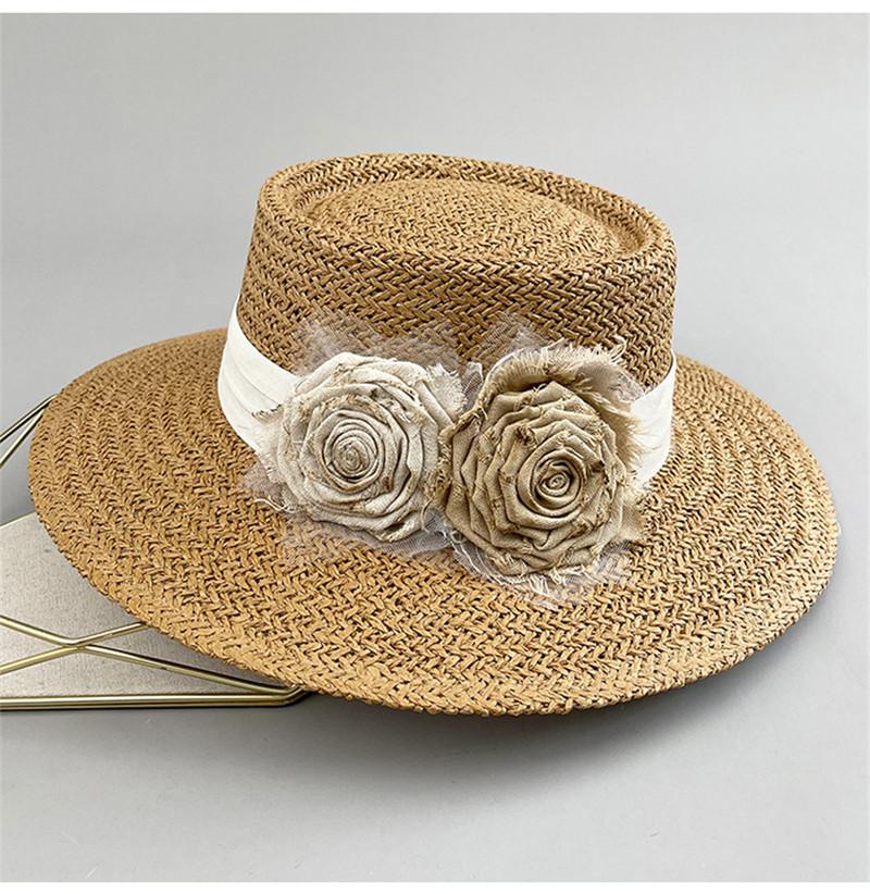 202601-shi ins chic summer Burnt handmade roses designer style paper grass lady fedoras cap women leisure panama jazz hats head size 57cm бежевий
202601-shi ins chic summer Burnt handmade roses designer style paper grass lady fedoras cap women leisure panama jazz hats head size 57cm бежевий