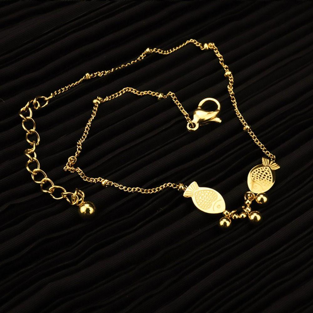 Mini Fish Pendant Gold Anklet Gold Plated Exquisite Brand Anklet Minimalist Foot Jewelry For women
Mini Fish Pendant Gold Anklet Gold Plated Exquisite Brand Anklet Minimalist Foot Jewelry For women