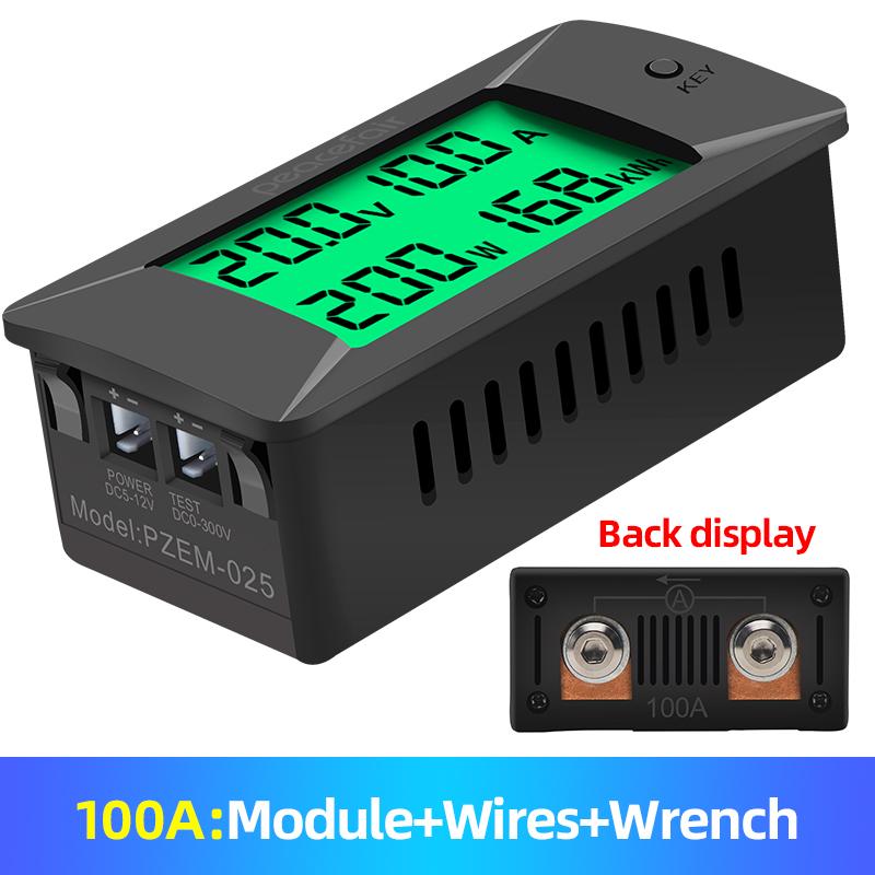 DC0-300V 100A 50A Цифровий вольтметр Вимірювач напруги, потужності, енергії Світлодіодний амперметр Детектор потужності Багатофункціональний лічильник Вбудований шунт 100A
DC0-300V 100A 50A Цифровий вольтметр Вимірювач напруги, потужності, енергії Світлодіодний амперметр Детектор потужності Багатофункціональний лічильник Вбудований шунт 100A