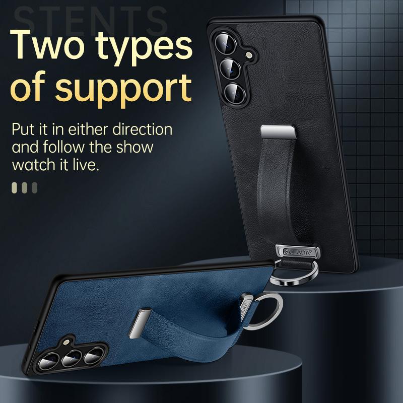 SULADA Fashion Series for Samsung Galaxy S25+ Case Wristband Kickstand Leather Back Phone Cover Green
SULADA Fashion Series for Samsung Galaxy S25+ Case Wristband Kickstand Leather Back Phone Cover Green