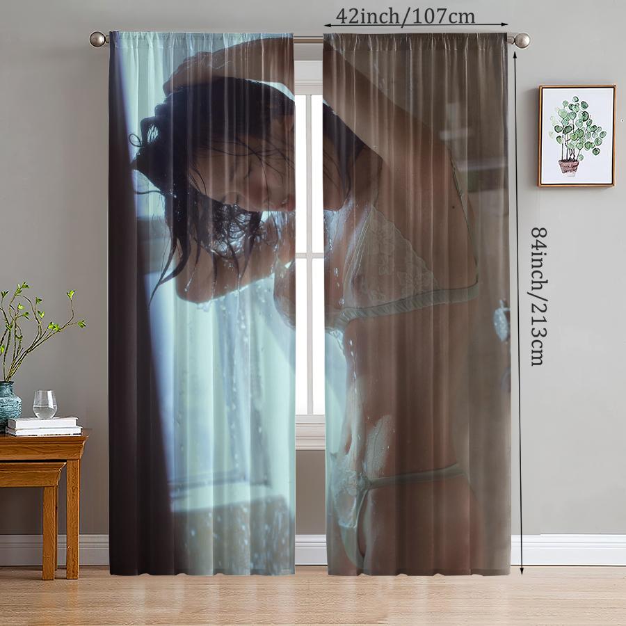 Шторы с принтом чистой и невинной девушки, шторы-мешки на кулиске, для спальни и гостиной, украшение дома, украшение комнаты 29Wx64L(75x166CM)x2
Шторы с принтом чистой и невинной девушки, шторы-мешки на кулиске, для спальни и гостиной, украшение дома, украшение комнаты 29Wx64L(75x166CM)x2