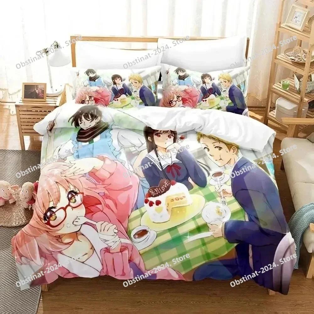 New Beyond the Boundary Beding Set Carton Anime 3 piece set Adult People Kid Bedrom with Soft Fabric Duvet cover Sets Kawai Girl Home textile 120*200cm Single
New Beyond the Boundary Beding Set Carton Anime 3 piece set Adult People Kid Bedrom with Soft Fabric Duvet cover Sets Kawai Girl Home textile 120*200cm Single