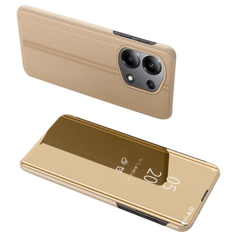 For Xiaomi Redmi Note 13 Pro 4G/Poco M6 Pro 4G Leather Case Mirror Design View Window Stand Phone Cover Gold
For Xiaomi Redmi Note 13 Pro 4G/Poco M6 Pro 4G Leather Case Mirror Design View Window Stand Phone Cover Gold