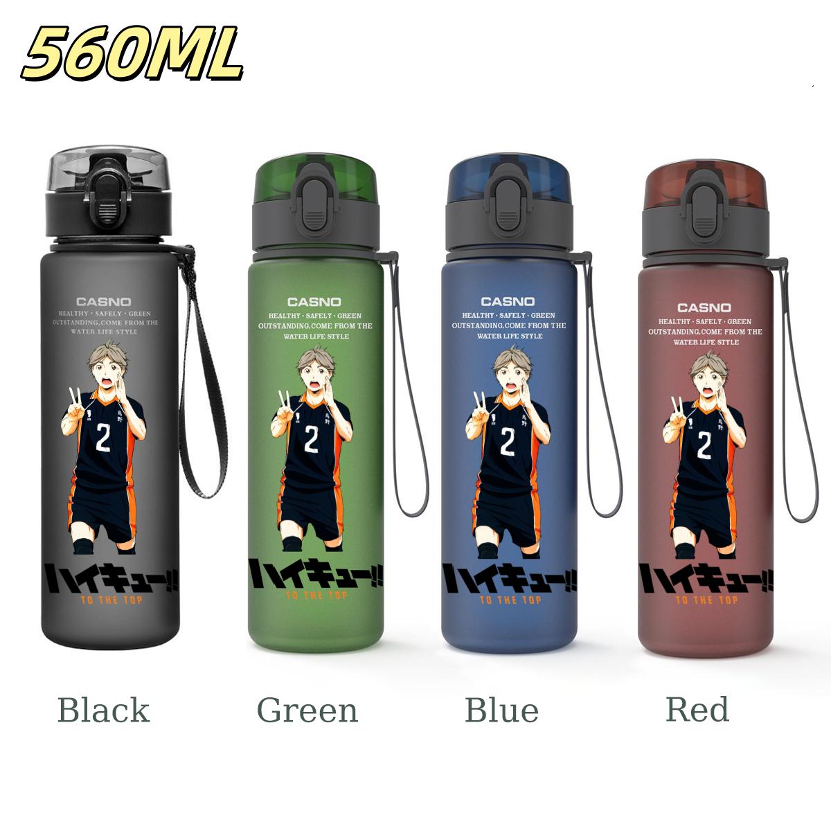 Anime Haikyuu Sports Water Bottle Leak Proof Frosted Plastic Cup Portable Rope Fitness Outdoor Travel 560ML with for Kid Friendly Entertaining Fun Black-1PCS
Anime Haikyuu Sports Water Bottle Leak Proof Frosted Plastic Cup Portable Rope Fitness Outdoor Travel 560ML with for Kid Friendly Entertaining Fun Black-1PCS