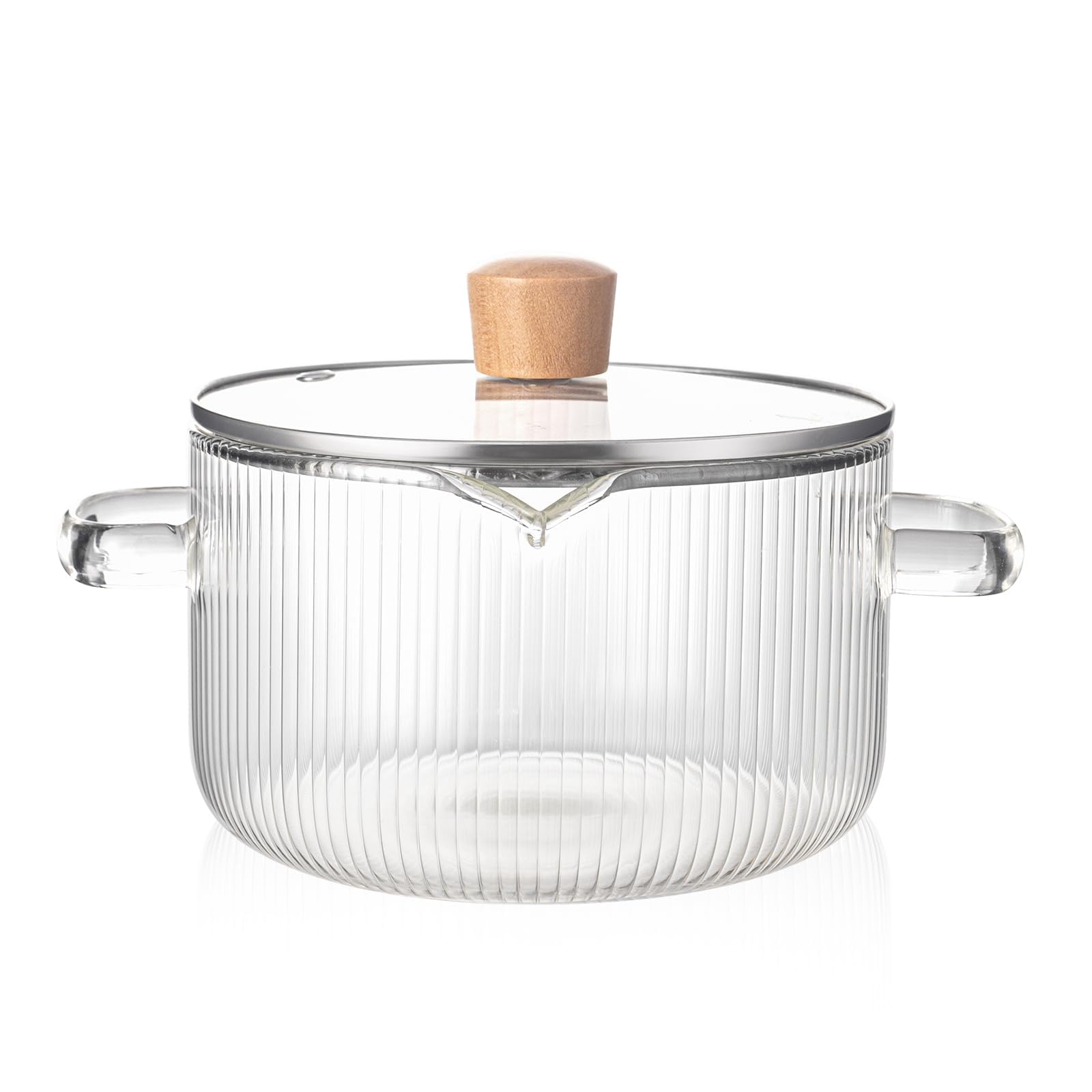 KEMORELA 1/2PCS Cooking Pan Simmer Heat Resistant Clear 1.8/2.3 L Saucepan with Cover Handle Pan with Lid for Pasta Salad Noodle
KEMORELA 1/2PCS Cooking Pan Simmer Heat Resistant Clear 1.8/2.3 L Saucepan with Cover Handle Pan with Lid for Pasta Salad Noodle