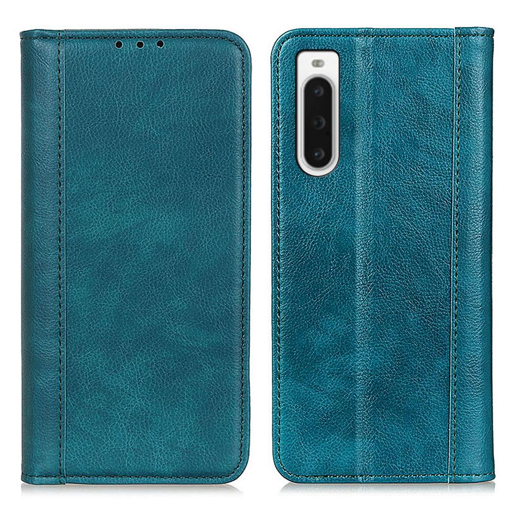Для Sony Xperia 10 V Чехол из спилковой кожи с текстурой личи, Кошелек-подставка, Крышка с магнитной фиксацией Green
Для Sony Xperia 10 V Чехол из спилковой кожи с текстурой личи, Кошелек-подставка, Крышка с магнитной фиксацией Green