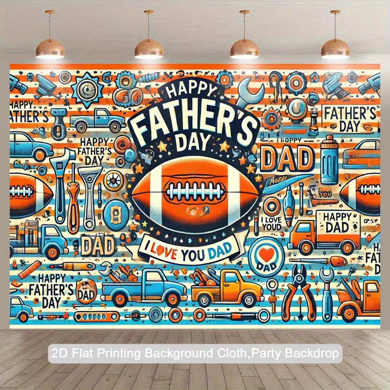 2D Happy Father s Day Backdrop for Dads Who Love DIY & Sports 47.2x31.5inch/120*80cm
2D Happy Father s Day Backdrop for Dads Who Love DIY & Sports 47.2x31.5inch/120*80cm
