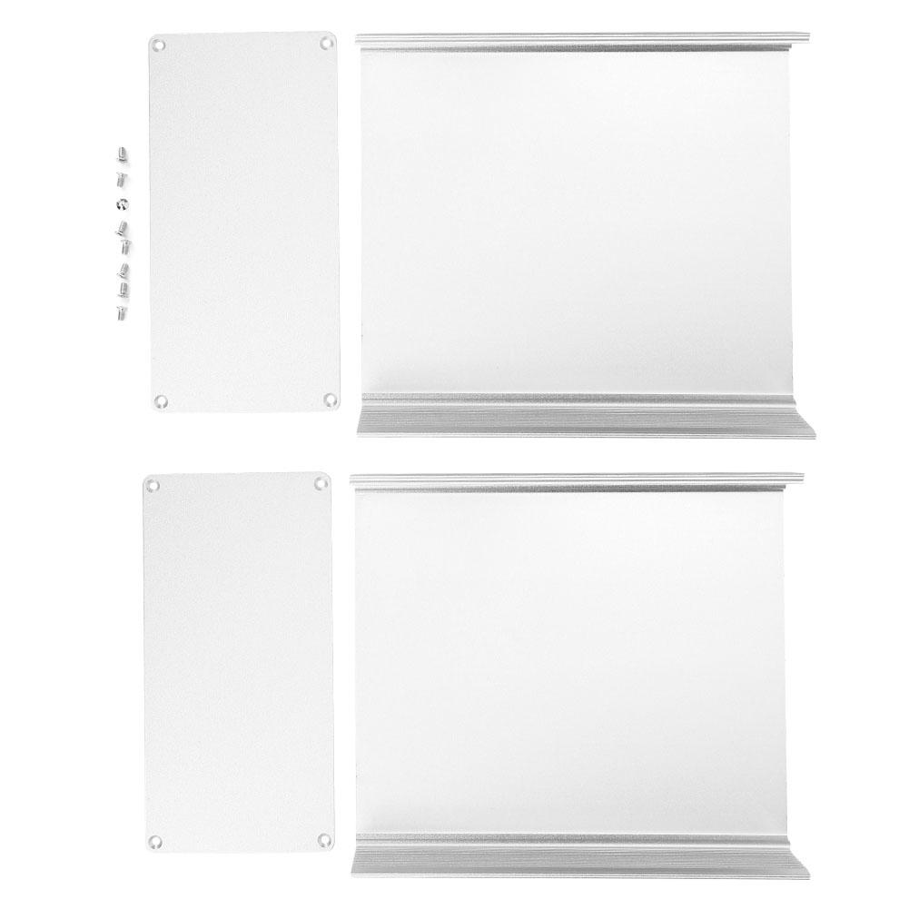 Aluminum Project Box Matte Silver Split Type DIY Electronic Enclosure Case 80x160x180mm
Aluminum Project Box Matte Silver Split Type DIY Electronic Enclosure Case 80x160x180mm