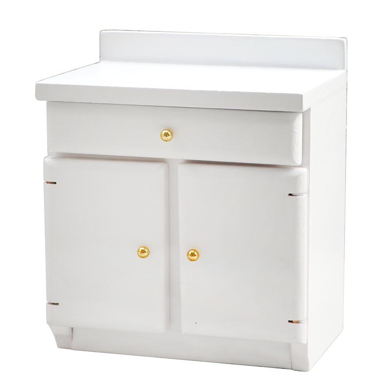 1:12 Miniature White Kitchen Cabinet for Dollhouse
1:12 Miniature White Kitchen Cabinet for Dollhouse