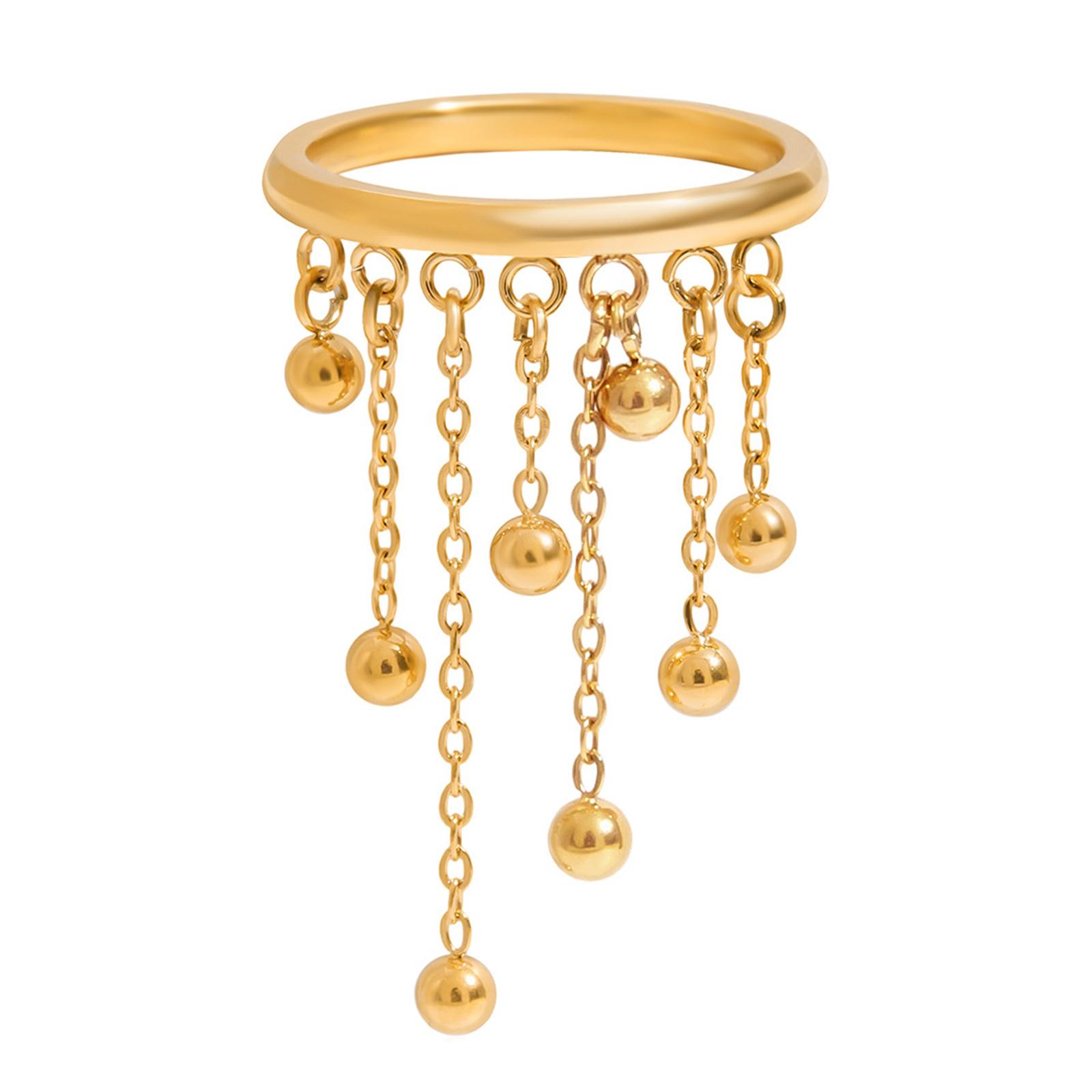 Trendy Freshwater Pearls Tassels Rings Gold Plated Stainless Steel Floral Pendant Jewelry Gift For Her
Trendy Freshwater Pearls Tassels Rings Gold Plated Stainless Steel Floral Pendant Jewelry Gift For Her