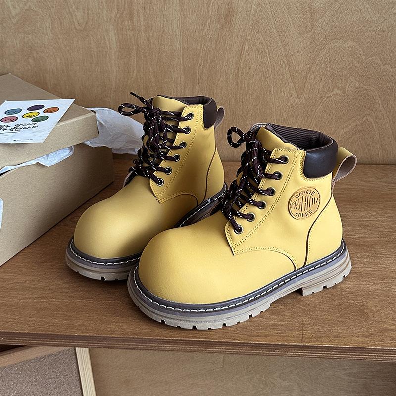 Women s Lace-up Fashion Hundred Soft Elastic Comfortable Ankle Boots Shock-absorbing Anti-slip Casual Sports Martin Boots 40
Women s Lace-up Fashion Hundred Soft Elastic Comfortable Ankle Boots Shock-absorbing Anti-slip Casual Sports Martin Boots 40