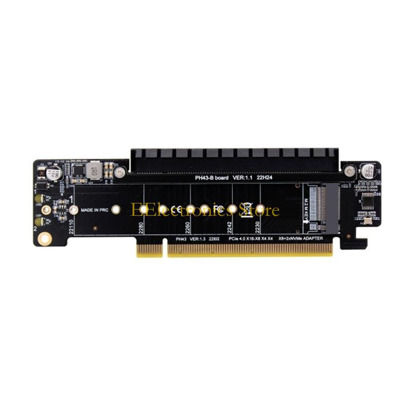 B03C PCIE4.0 Channel Splitting Expansion Adapter PCI-Express x16 to x8+x4+x4 Splitter Card Adaptor M.2 NVMex 2 Input Ports China Mainland
B03C PCIE4.0 Channel Splitting Expansion Adapter PCI-Express x16 to x8+x4+x4 Splitter Card Adaptor M.2 NVMex 2 Input Ports China Mainland