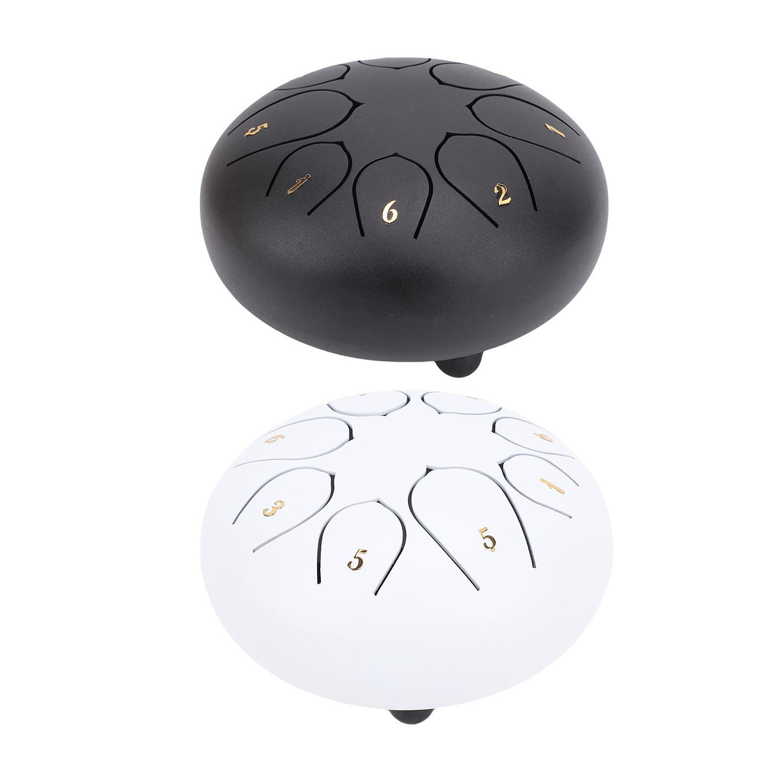 6 Inch 8 Note Tongue Drum C Tone Pleasant Sound Stainless Steel Musical Percussion Instrument for Mu White
6 Inch 8 Note Tongue Drum C Tone Pleasant Sound Stainless Steel Musical Percussion Instrument for Mu White
