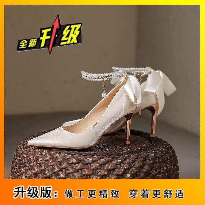 Белые туфли на высоком каблуке женские свадебные туфли французского темперамента основные свадебные туфли свадебные туфли универсальные повседневные туфли для помолвки 40
Белые туфли на высоком каблуке женские свадебные туфли французского темперамента основные свадебные туфли свадебные туфли универсальные повседневные туфли для помолвки 40