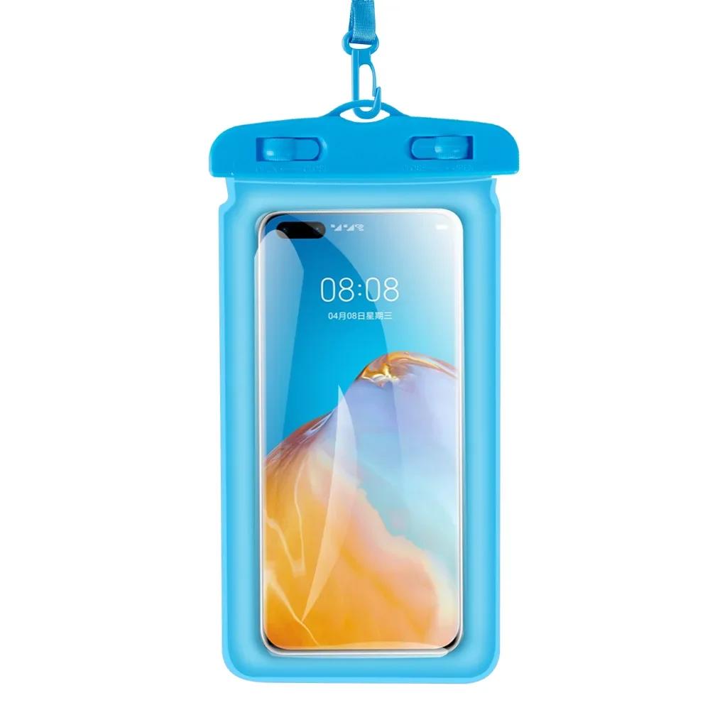 Universal Waterproof Phone Pouch Dry Bag Large IPX8 Cellphone Case with Lanyard for Diving Swimming Outdoor Sports 5.2-6.4 Inch
Universal Waterproof Phone Pouch Dry Bag Large IPX8 Cellphone Case with Lanyard for Diving Swimming Outdoor Sports 5.2-6.4 Inch