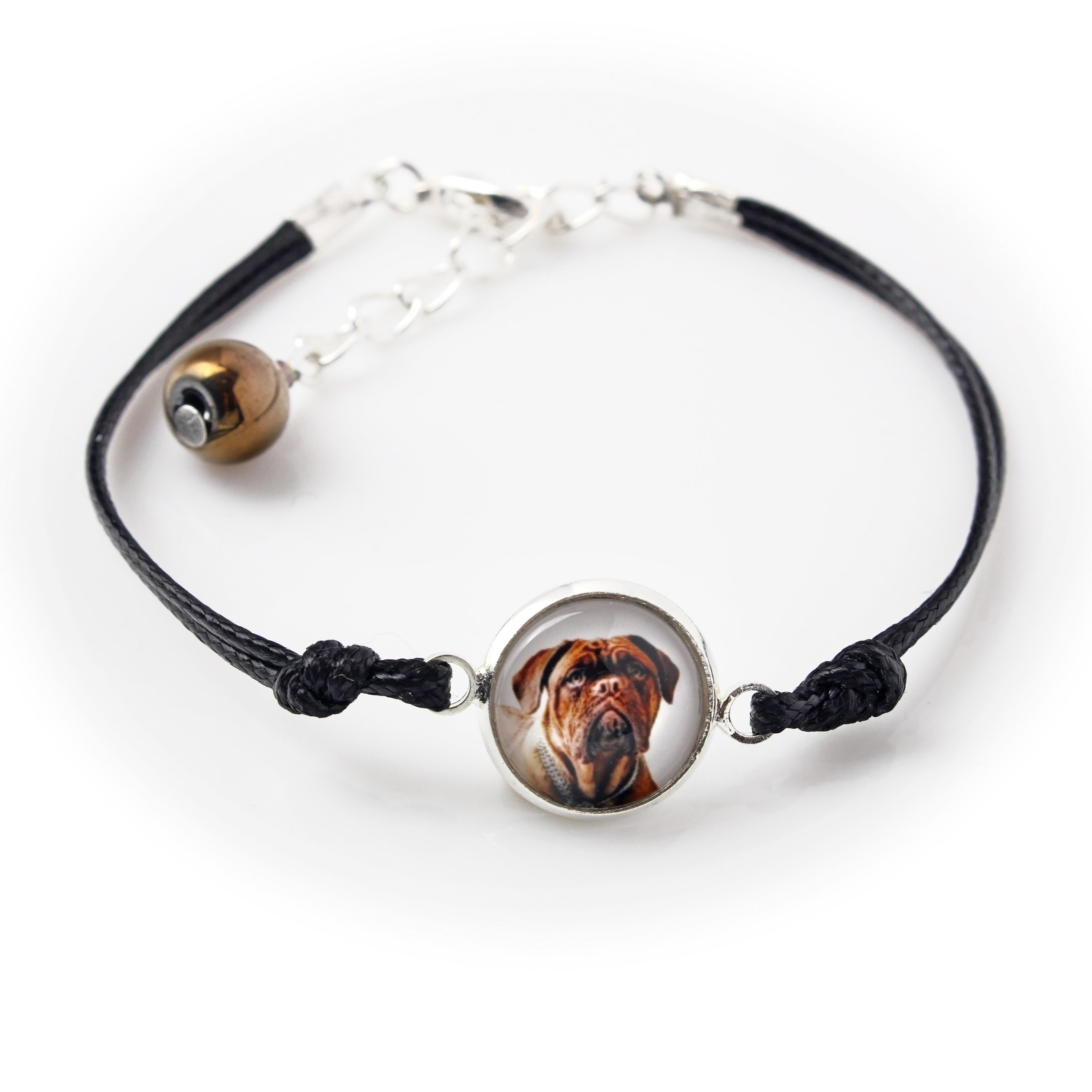 Dogue de Bordeaux, French Mastiff, Bordeauxdog - bracelet with your photo handmade, unique jewelry from the Art-Dog brand срібний
Dogue de Bordeaux, French Mastiff, Bordeauxdog - bracelet with your photo handmade, unique jewelry from the Art-Dog brand срібний