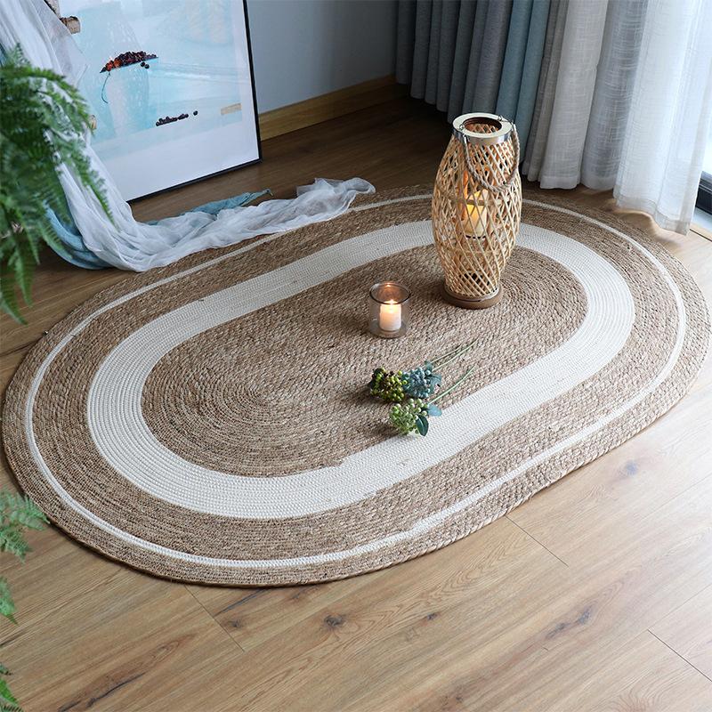 HeMu-Woven Rattan Round Carpets for Living Room, Bedroom Straw Rugs, Natural Plants Floor Mats, Bedside Garden Table Grass Mat 500MMx750MM
HeMu-Woven Rattan Round Carpets for Living Room, Bedroom Straw Rugs, Natural Plants Floor Mats, Bedside Garden Table Grass Mat 500MMx750MM