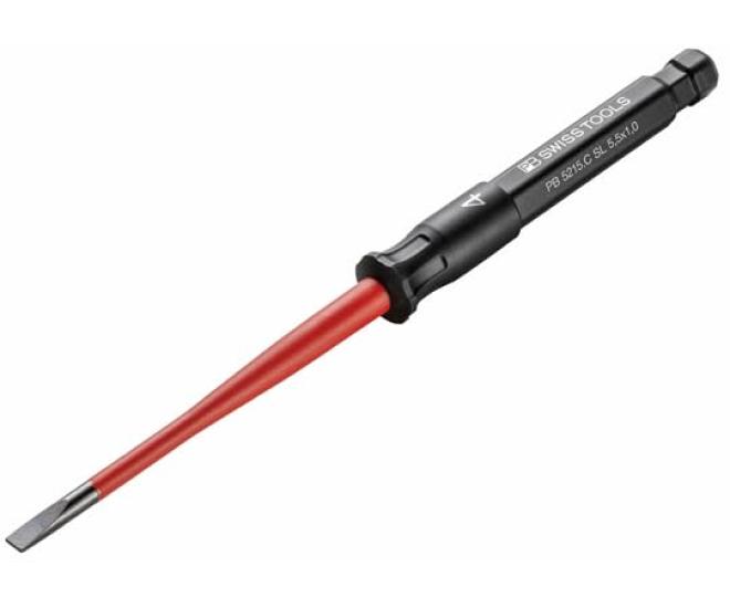 PB SWISS TOOLS PB Swiss Tools 5215 Insulated Screwdriver Blade Series for Screws Insulated Screwdriver Blade Tip Thickness 1mm x Tip Width M3.5
PB SWISS TOOLS PB Swiss Tools 5215 Insulated Screwdriver Blade Series for Screws Insulated Screwdriver Blade Tip Thickness 1mm x Tip Width M3.5