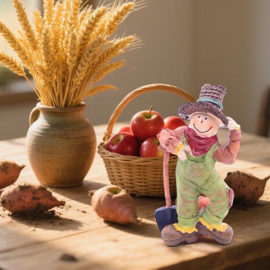 Pumpkin Scarecrow Figurine Handcrafted Resin Statue Fall Harvest Decoration Home Garden Thanksgiving Decor A
Pumpkin Scarecrow Figurine Handcrafted Resin Statue Fall Harvest Decoration Home Garden Thanksgiving Decor A