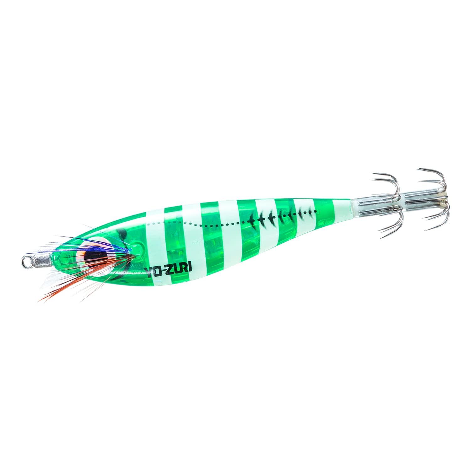 DUEL Ultra 3D Laser DX M2 Squid Zebra for Squid Fishing YO-ZURI Jig, 105mm, Green,
DUEL Ultra 3D Laser DX M2 Squid Zebra for Squid Fishing YO-ZURI Jig, 105mm, Green,