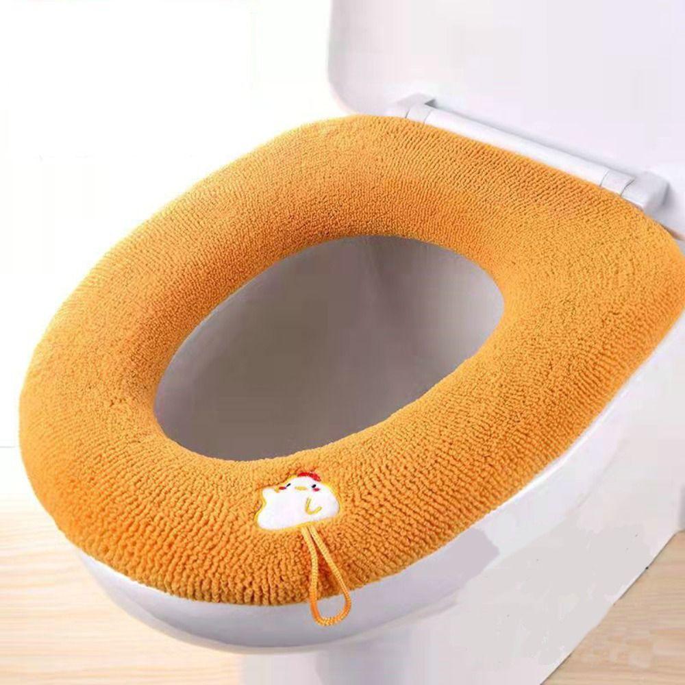 Thicker Knitted Toilet Seat Cushion With Handle Closestool Mat Washable Toilet Pad Winter
Thicker Knitted Toilet Seat Cushion With Handle Closestool Mat Washable Toilet Pad Winter
