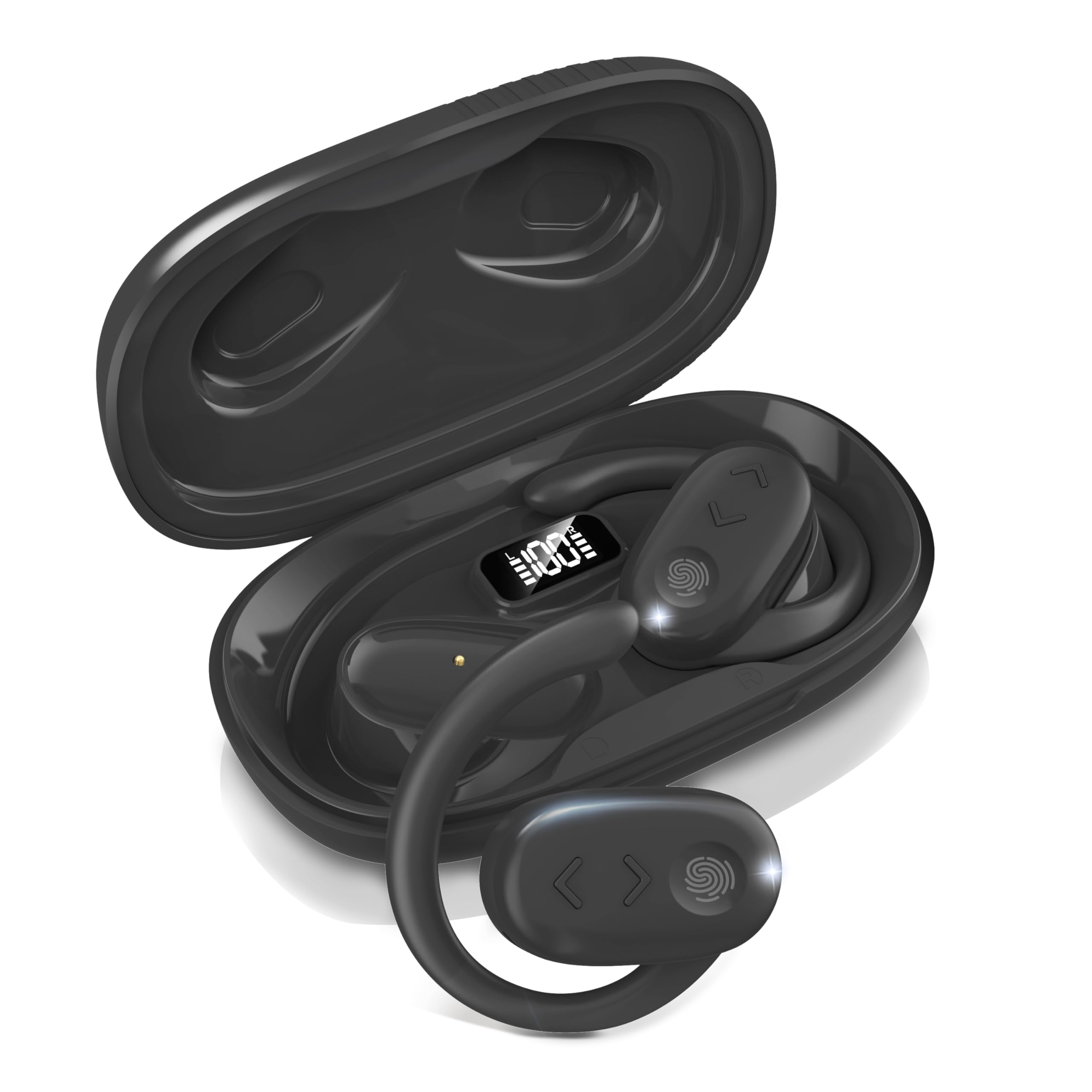 Инновационный стереозвуковой эффект, беспроводные наушники Bluetooth Air, не блокирующие костную проводимость, открытая утечка звука, оснащенные звуком Bluetooth
Инновационный стереозвуковой эффект, беспроводные наушники Bluetooth Air, не блокирующие костную проводимость, открытая утечка звука, оснащенные звуком Bluetooth