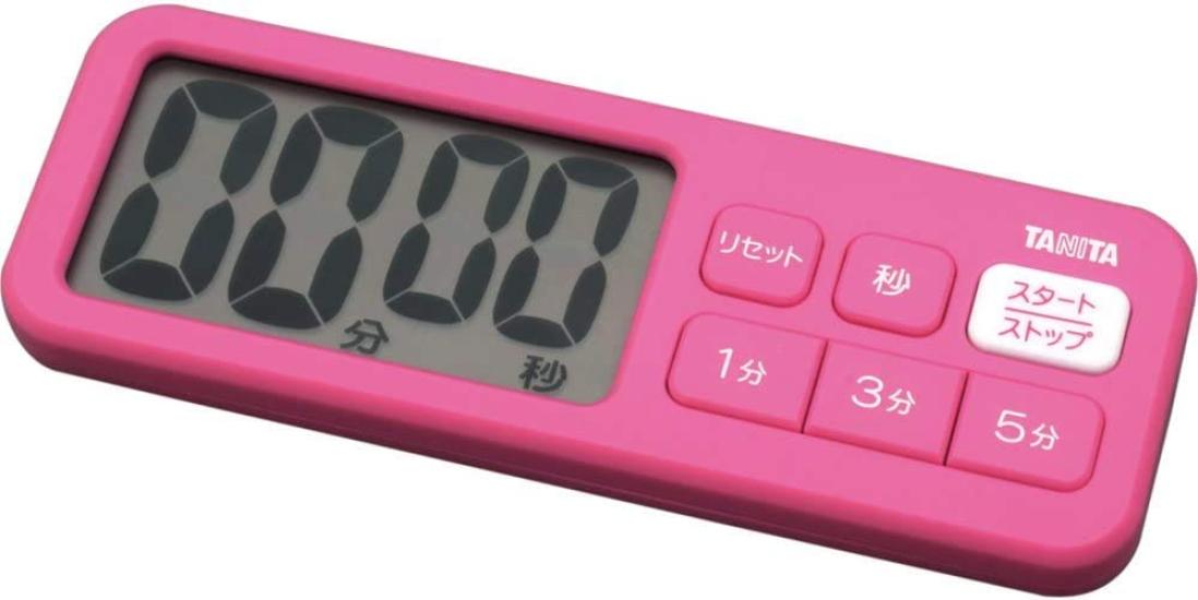 Tanita Kitchen Study Learning Timer with Magnet Large Screen 100 Minutes Pink TD-395 PK Big Plus Timer
Tanita Kitchen Study Learning Timer with Magnet Large Screen 100 Minutes Pink TD-395 PK Big Plus Timer