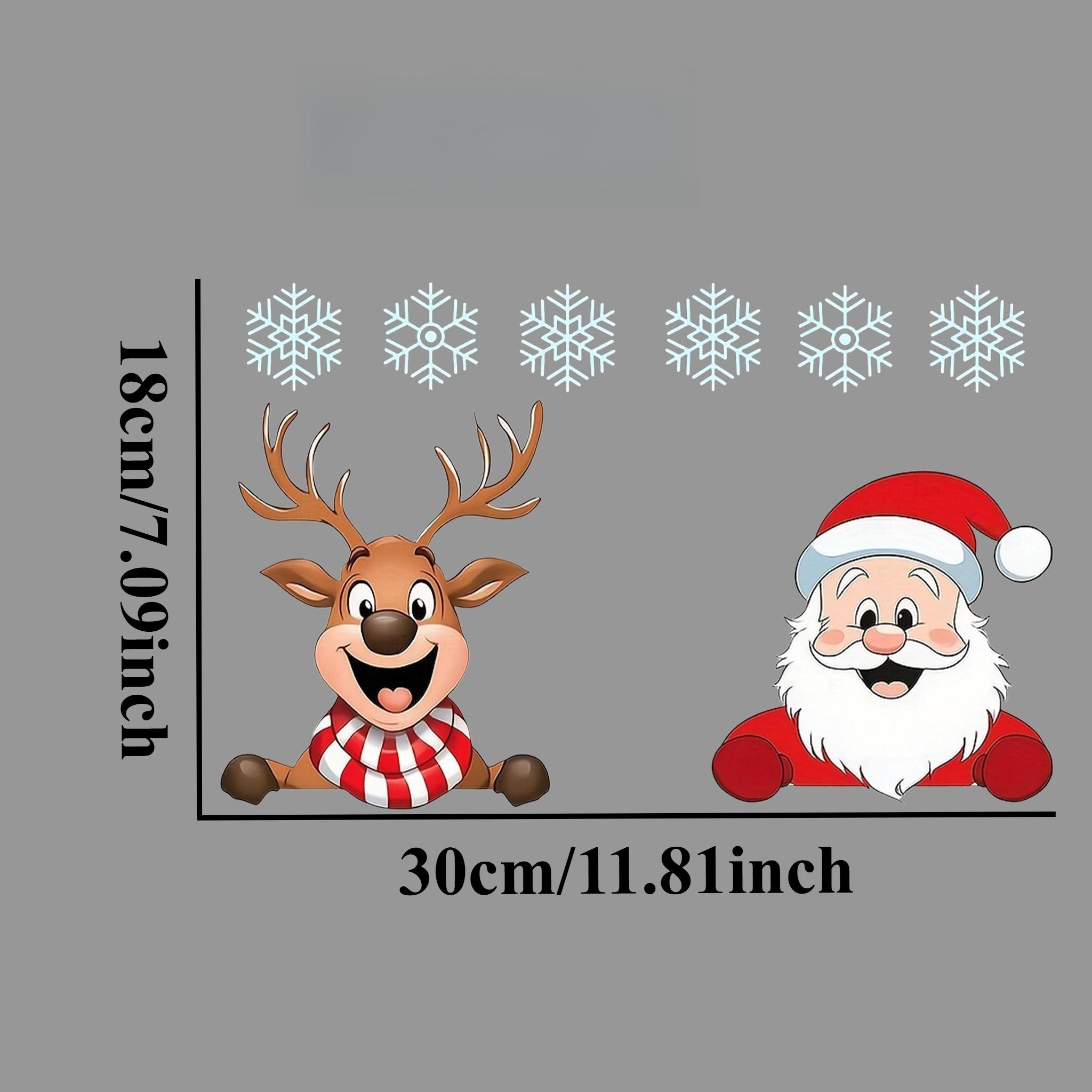 1Set Christmas Decor Santa Reindeer Snowflakes Window Stickers Waterproof for DIY Windows Living Room Bedroom Dorm Glass Door
1Set Christmas Decor Santa Reindeer Snowflakes Window Stickers Waterproof for DIY Windows Living Room Bedroom Dorm Glass Door