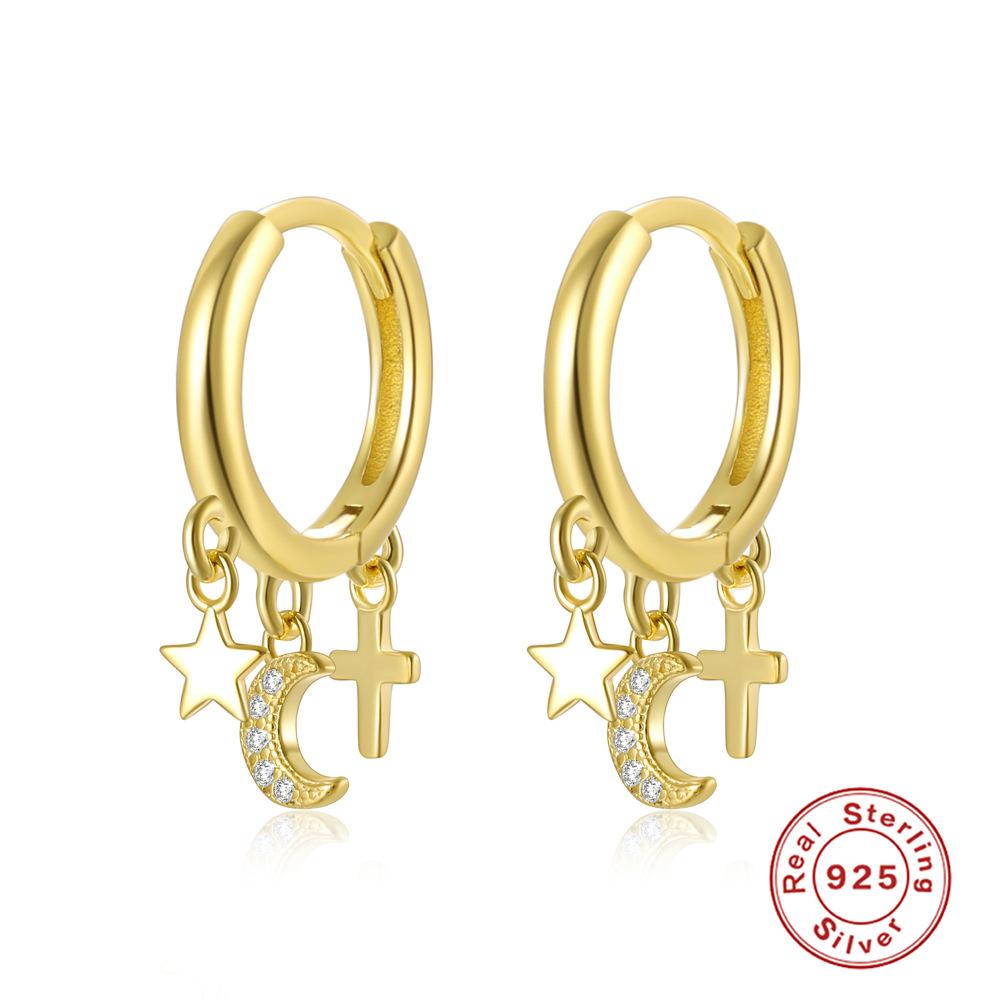 Срібло 925 проби Ins Вітер Зірка Місяць Комбінація Асиметричні Сережки Легка Розкіш Мода Універсальні Креативні Сережки-Кільця Ювелірні Вироби для Вух 925 Silver
Срібло 925 проби Ins Вітер Зірка Місяць Комбінація Асиметричні Сережки Легка Розкіш Мода Універсальні Креативні Сережки-Кільця Ювелірні Вироби для Вух 925 Silver