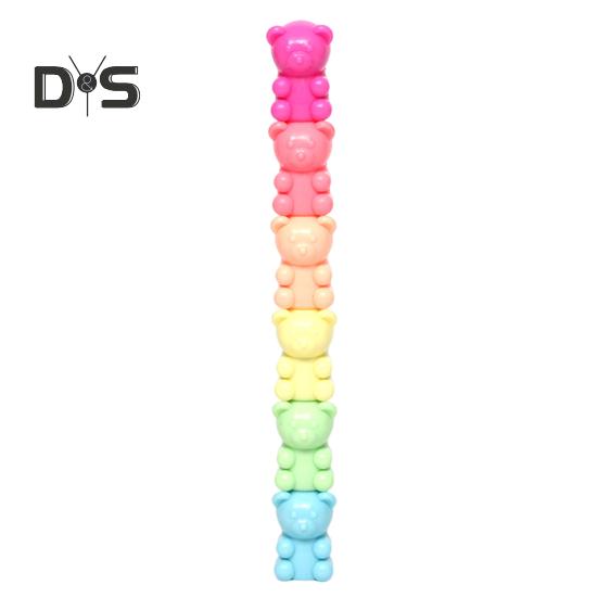 5 шт./компл. набор маркеров-ручек в форме цветка в виде мультфильма маркер-ручка для школы, офиса, скошенный кончик, учебные принадлежности B