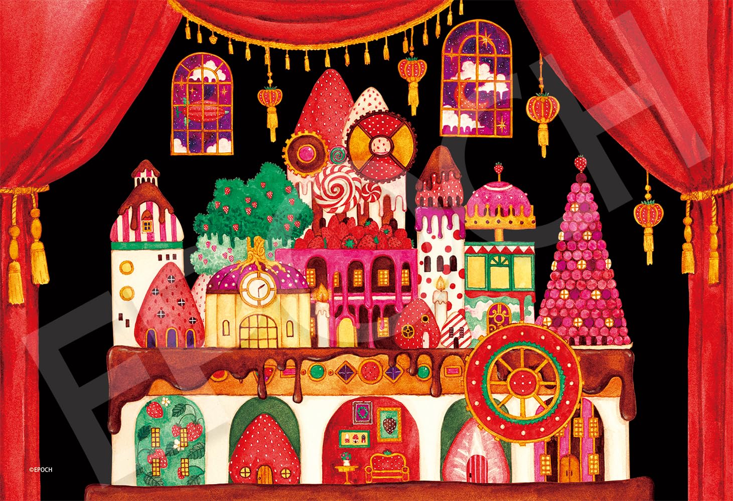 EPOCH 300 Piece Jigsaw Puzzle Noriko Nishimura Strawberry Noir Castle x Glued and Score Ticket Included EPOCH Illustration/Art (26 38cm) 28-045s
EPOCH 300 Piece Jigsaw Puzzle Noriko Nishimura Strawberry Noir Castle x Glued and Score Ticket Included EPOCH Illustration/Art (26 38cm) 28-045s