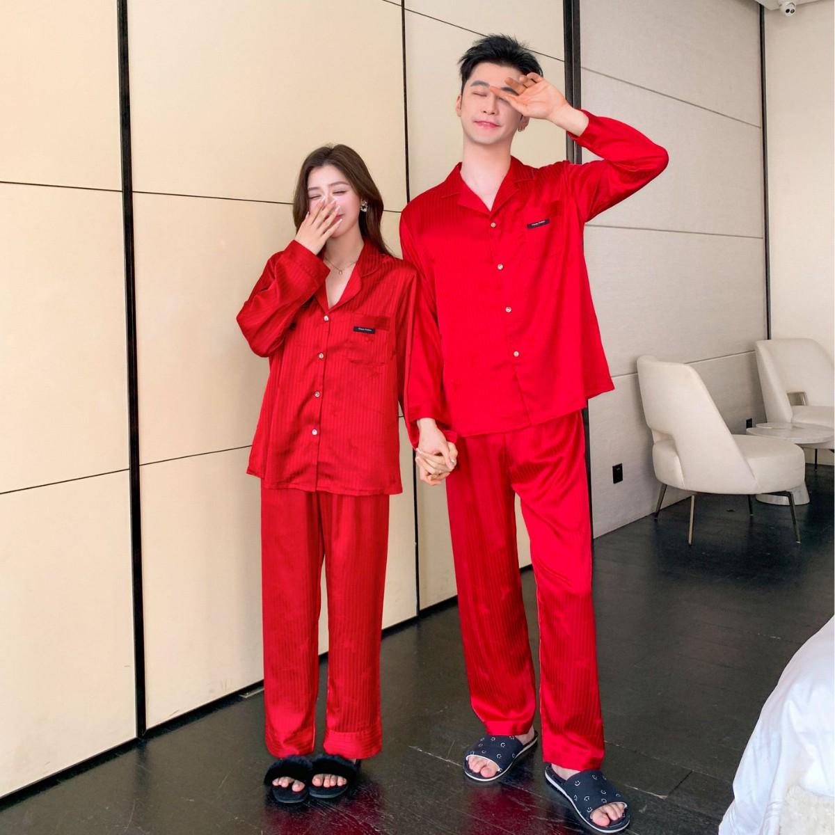 2026 Zodiac Year Couple Pajamas - Men s Ice Silk Long Sleeve & Women s Thin Homewear for Spring/Autumn Men XXXL
2026 Zodiac Year Couple Pajamas - Men s Ice Silk Long Sleeve & Women s Thin Homewear for Spring/Autumn Men XXXL