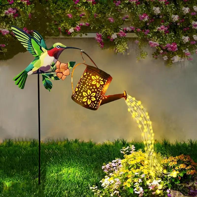 Solar Powered Hummingbird Kettle Lawn Lamp Outdoor Waterproof Hanging LED Solar Watering Can Lights for Patio Path Garden Decor теплый белый
Solar Powered Hummingbird Kettle Lawn Lamp Outdoor Waterproof Hanging LED Solar Watering Can Lights for Patio Path Garden Decor теплый белый