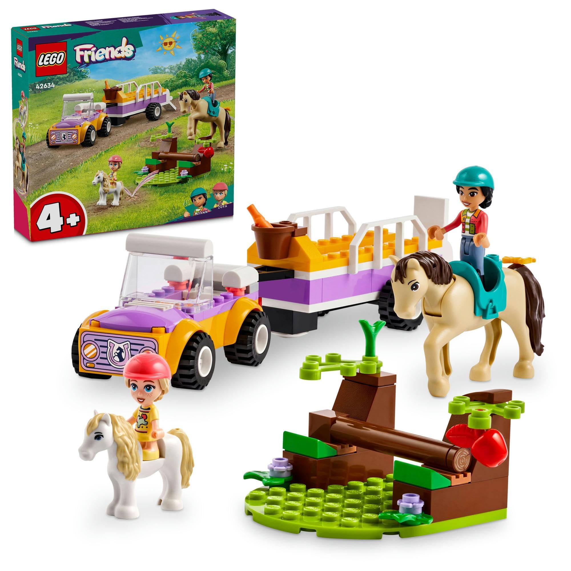LEGO Friends Pony and Horse Trailer Toy Present Block Boys Girls Children 4 Years Old 5 Years Old 6 Years Old Animal Car Mini Car 42634
LEGO Friends Pony and Horse Trailer Toy Present Block Boys Girls Children 4 Years Old 5 Years Old 6 Years Old Animal Car Mini Car 42634