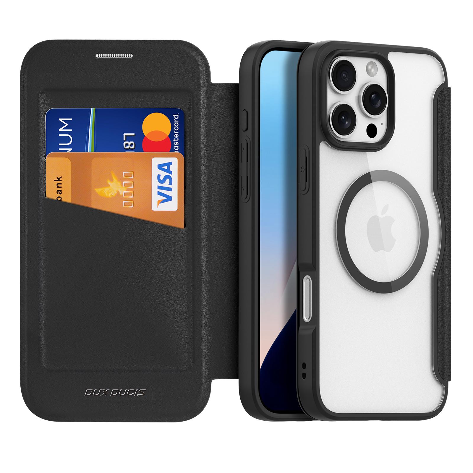 DUX DUCIS Skin X Pro for iPhone 16 Pro Leather Case Compatible with MagSafe Card Holder Phone Cover Blue
DUX DUCIS Skin X Pro for iPhone 16 Pro Leather Case Compatible with MagSafe Card Holder Phone Cover Blue