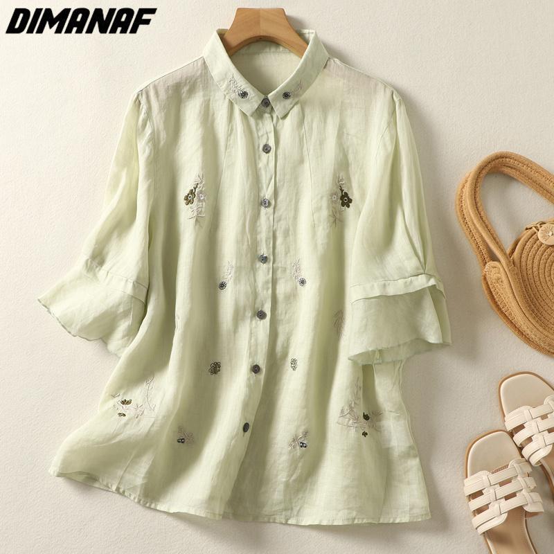 DIMANAF 2023 Plus Size Новая Летняя Блузка Винтажный Дизайн Хлопковая Повседневная Рубашка Короткий Рукав Модные Пуговицы Женская Свободная Рубашка Показать Тонкая Вышивка
DIMANAF 2023 Plus Size Новая Летняя Блузка Винтажный Дизайн Хлопковая Повседневная Рубашка Короткий Рукав Модные Пуговицы Женская Свободная Рубашка Показать Тонкая Вышивка