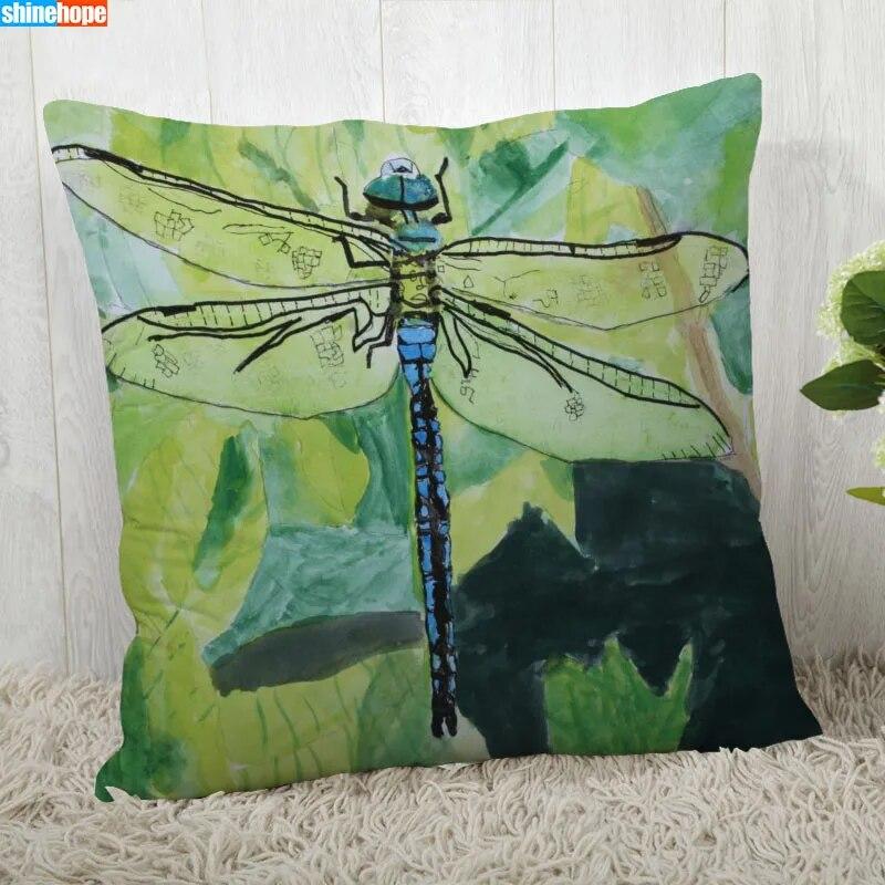 Наволочка со стрекозой, украшение для современной домашней гостиной 40x40cm
Наволочка со стрекозой, украшение для современной домашней гостиной 40x40cm