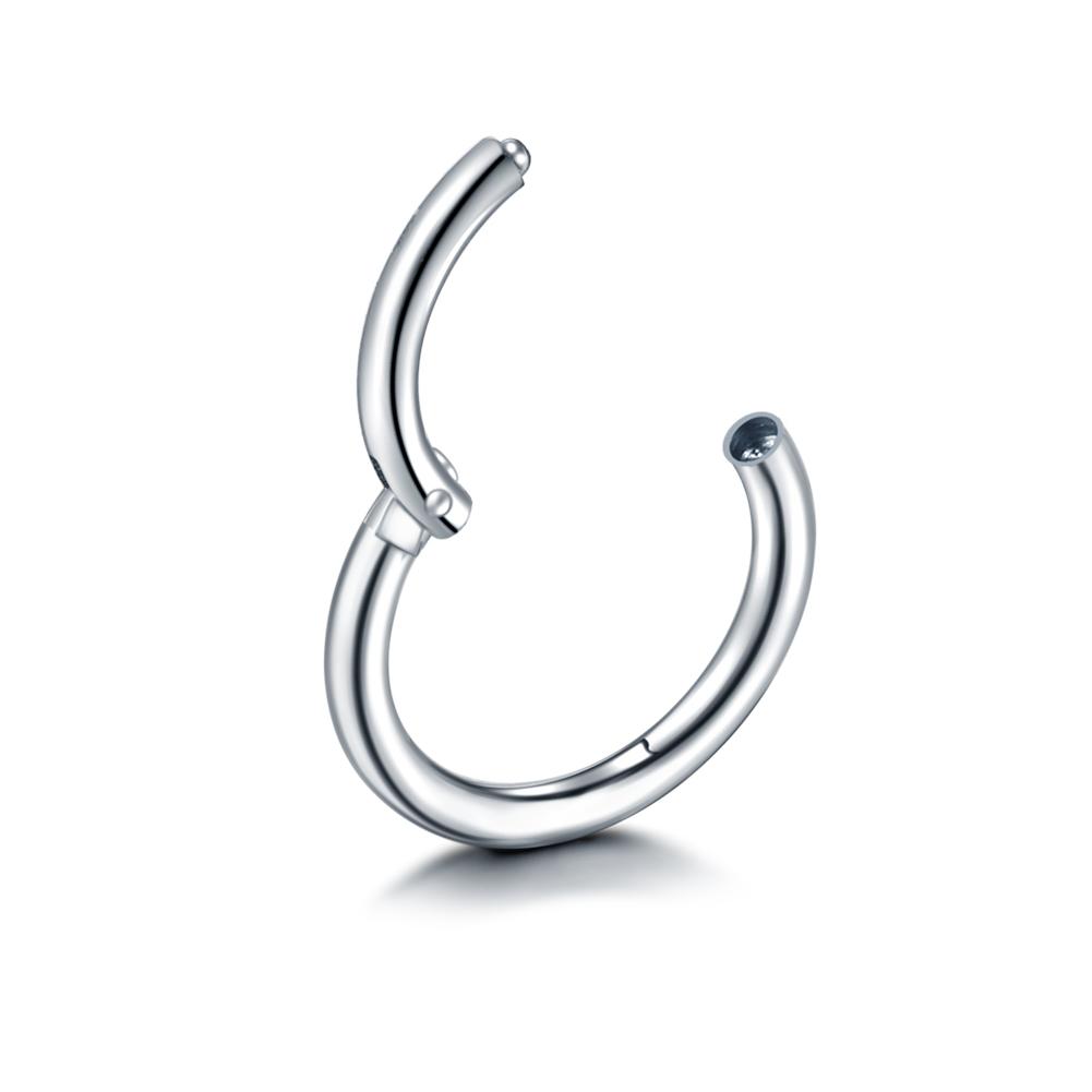 1PC Surgical Steel Hinged Clicker Segment Nose Rings Helix Cartilage Septum Hoop Daith Nariz Lip Ear Piercings Women Men Jewelry 20G 0.8x6mm
1PC Surgical Steel Hinged Clicker Segment Nose Rings Helix Cartilage Septum Hoop Daith Nariz Lip Ear Piercings Women Men Jewelry 20G 0.8x6mm