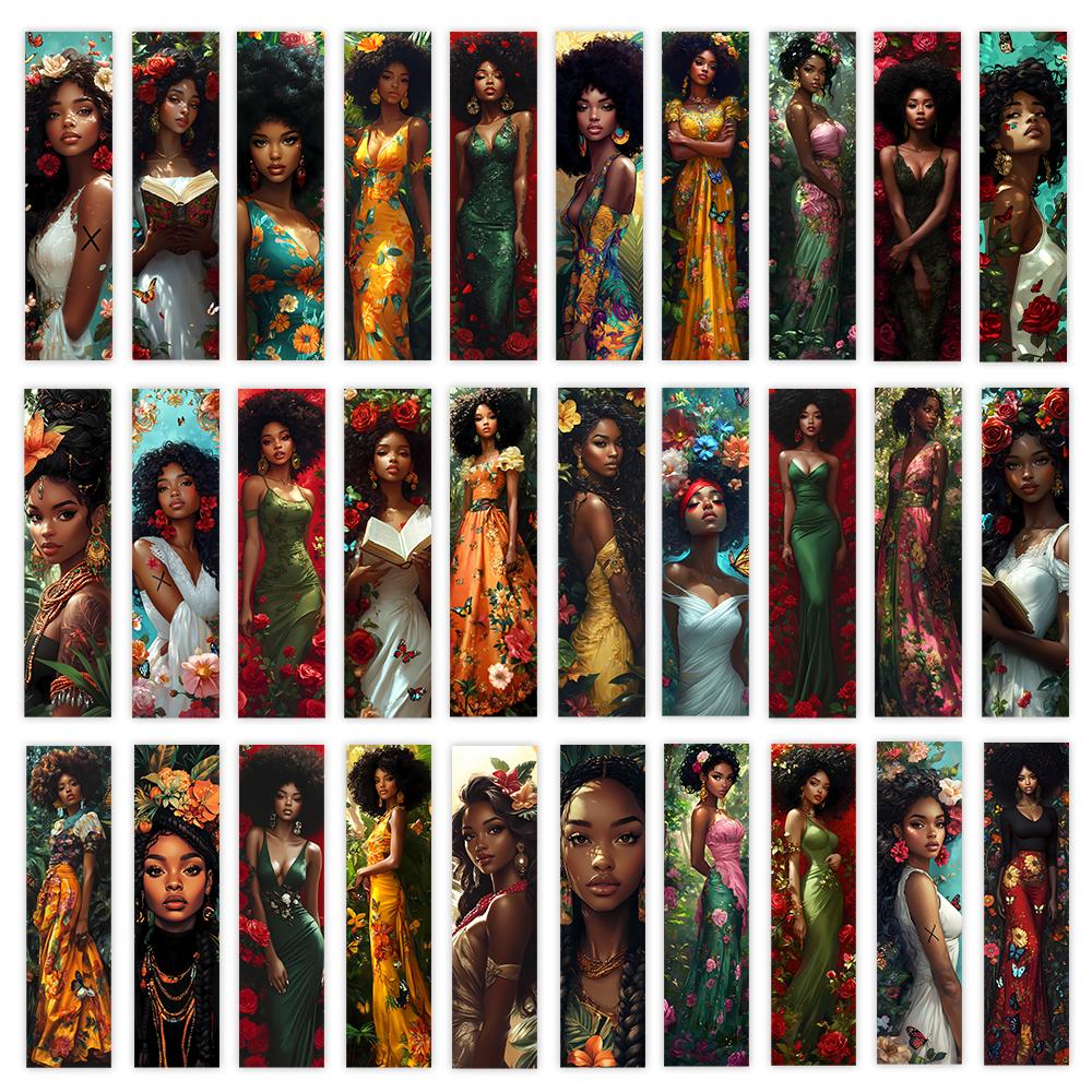 32pcs, Floral Black Woman Bookmark, Back to School Season, Christmas, Halloween, Suitable for Teachers, Readers, Birthday Gifts.
32pcs, Floral Black Woman Bookmark, Back to School Season, Christmas, Halloween, Suitable for Teachers, Readers, Birthday Gifts.