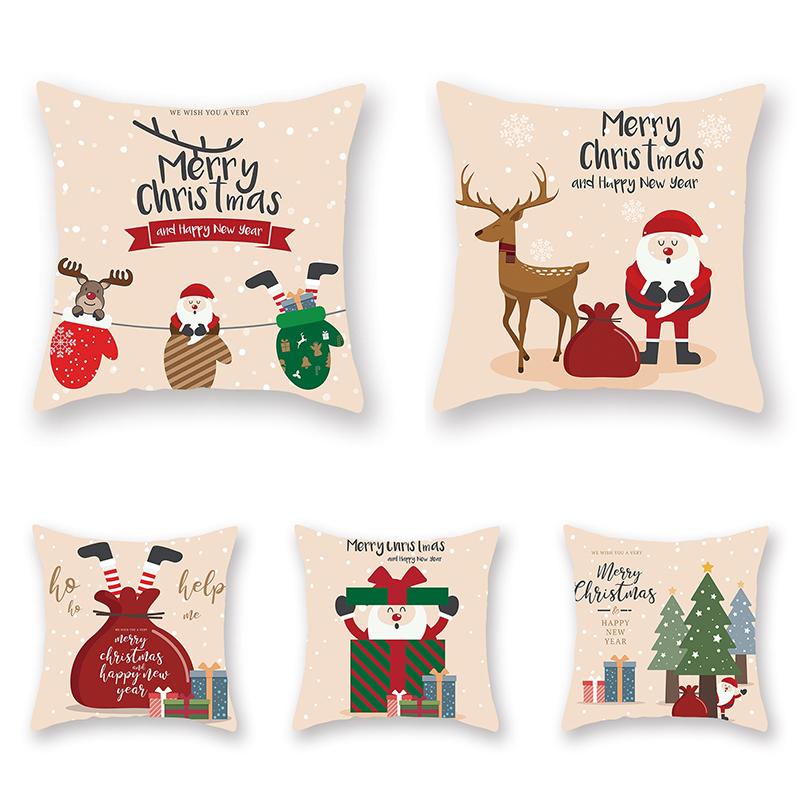 Santa Claus Merry Christmas Cushion Cover New Year Decoration Car Pillowcase Home Elk Natal Navidad Ornaments
Santa Claus Merry Christmas Cushion Cover New Year Decoration Car Pillowcase Home Elk Natal Navidad Ornaments