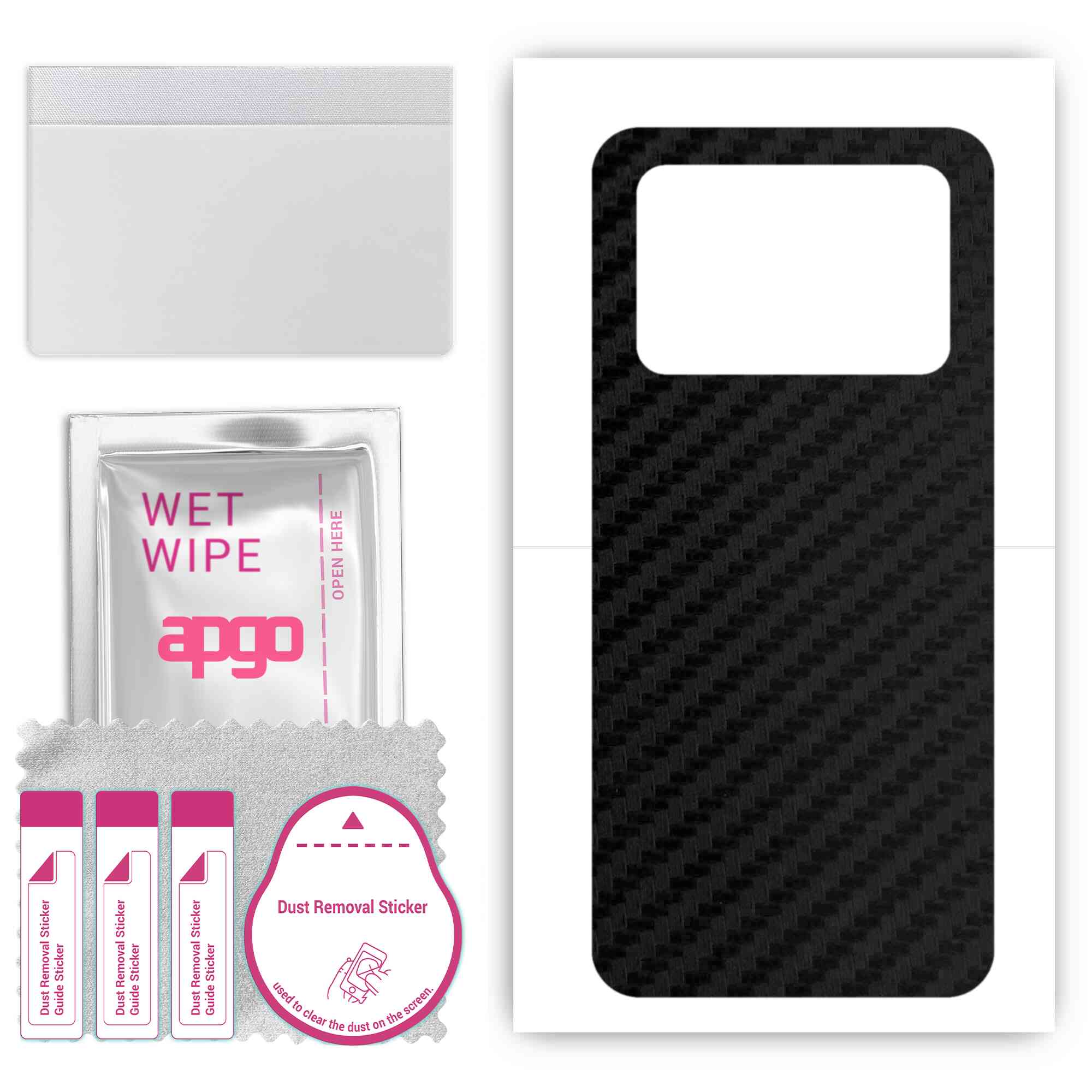 apgo Захисна наклейка для задньої панелі, сумісна з Xiaomi Poco M4 Pro, Wrap Film, Foil, Vinyl - Pattern Carbon Black
apgo Захисна наклейка для задньої панелі, сумісна з Xiaomi Poco M4 Pro, Wrap Film, Foil, Vinyl - Pattern Carbon Black