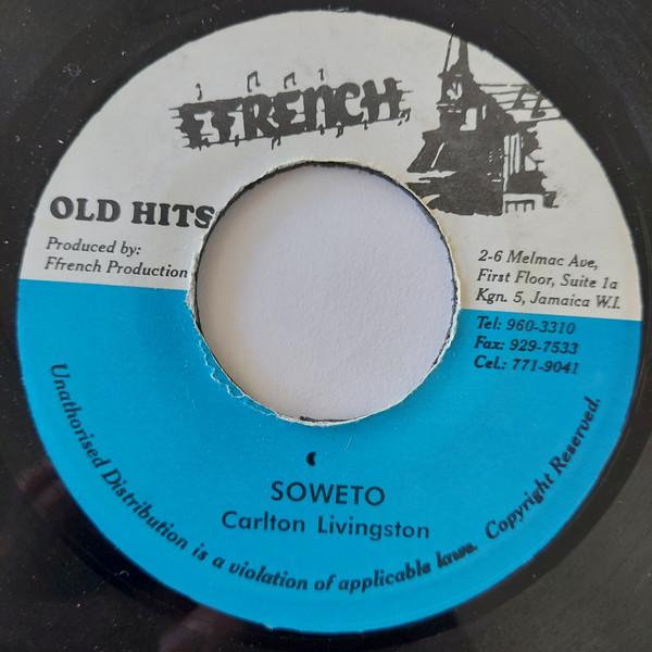 7inch Record CARLTON LIVINGSTON Soweto NONE Ffrench Jamaica Reggae Ska Dub Used
7inch Record CARLTON LIVINGSTON Soweto NONE Ffrench Jamaica Reggae Ska Dub Used