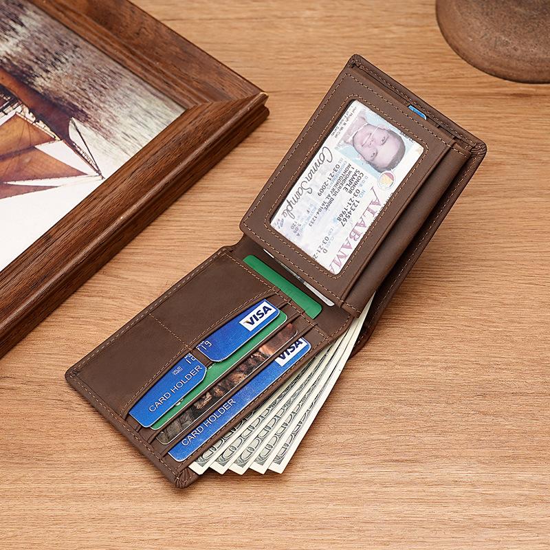 Новый мужской кошелек для денег, кожаный кошелек, RFID, узор из углеродного волокна, воловья кожа, мужской антимагнитный зажим для карт
Новый мужской кошелек для денег, кожаный кошелек, RFID, узор из углеродного волокна, воловья кожа, мужской антимагнитный зажим для карт