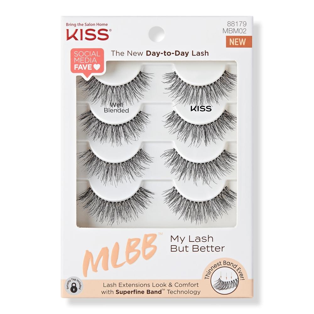 Набор накладных ресниц Kiss My Lash But Better, хорошо смешанный 
Набор накладных ресниц Kiss My Lash But Better, хорошо смешанный
