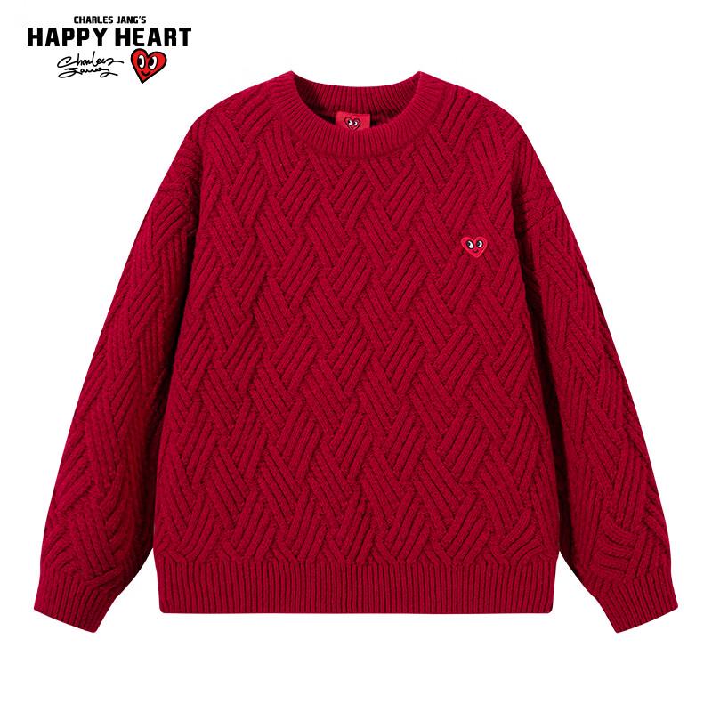 Charles Heart Embroidery Round Neck Sweater XL
Charles Heart Embroidery Round Neck Sweater XL