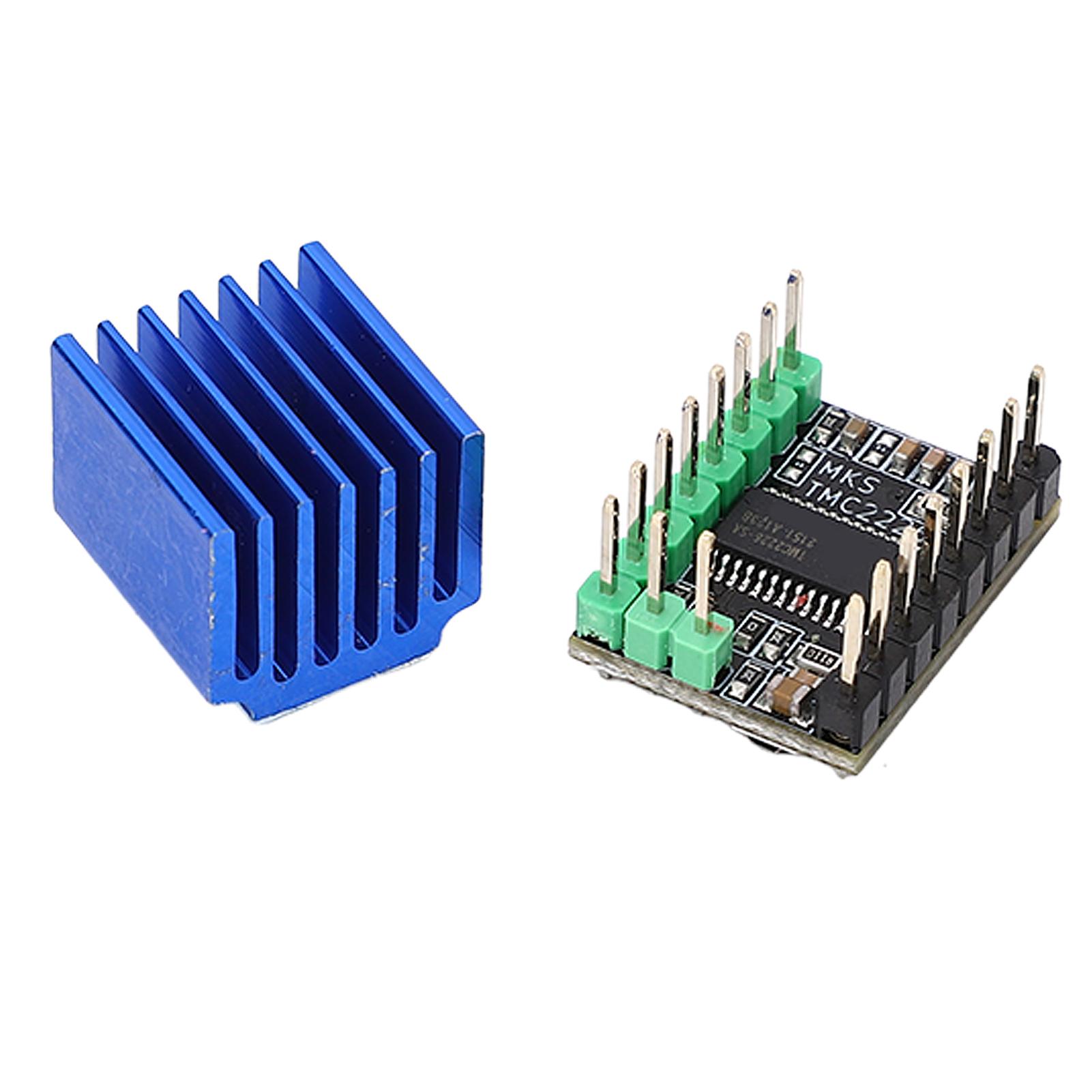 Драйвер шагового двигателя TMC2226 256 микрошагов с низким уровнем шума и радиатором для 3D-принтера
Драйвер шагового двигателя TMC2226 256 микрошагов с низким уровнем шума и радиатором для 3D-принтера