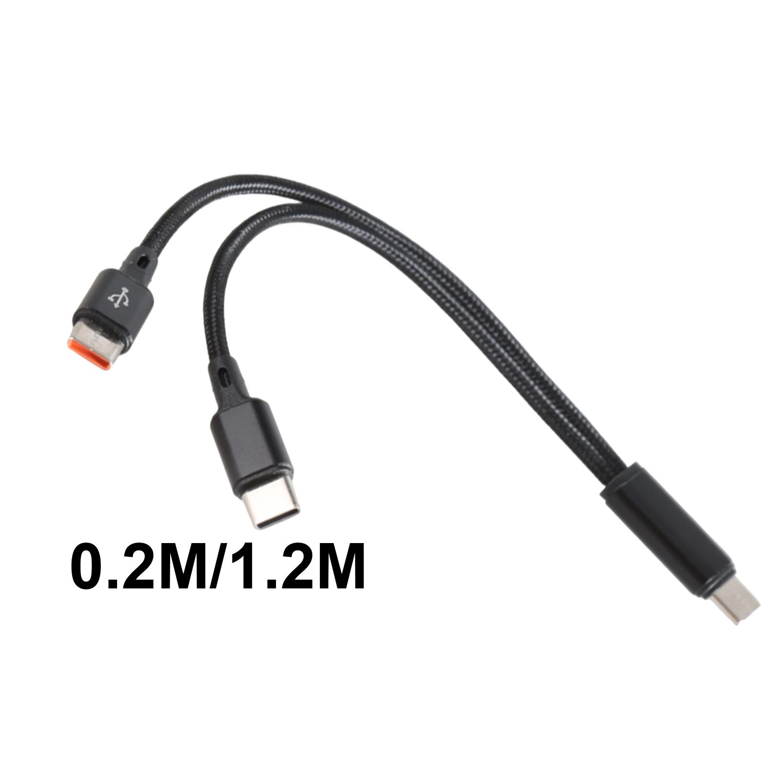 Type C to Type C 1 Male to 2 Male Splitter Cable Connect and Charge Two Type C Devices at Once чёрный
Type C to Type C 1 Male to 2 Male Splitter Cable Connect and Charge Two Type C Devices at Once чёрный